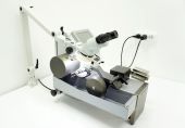 application example steriomicroscope aimed at workpiece of the DWS.100.