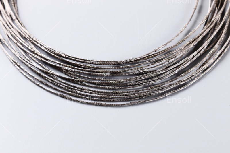 4mm Brazed Diamond Wire Saw Blade1M Cutting Wire Open Loop for Concrete Stone 